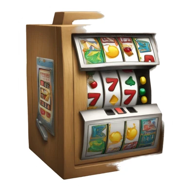 box with a 7 in it like in a slot machine sticker