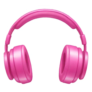 pink headphones with bows  sticker