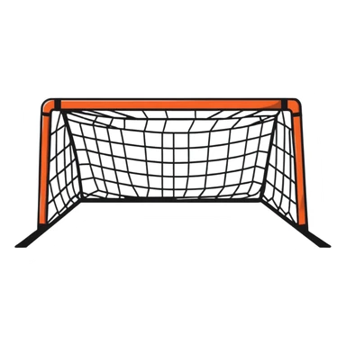 soccer goalpost sticker
