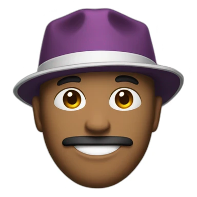 a close up of a person wearing a hat, m streaming on twitch, without mustache, trending on sticker