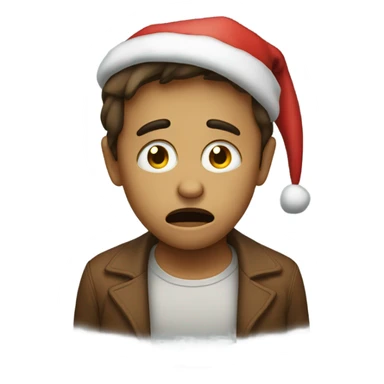 Crying because Santa did not come  sticker