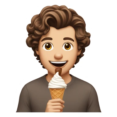 Harry styles eating ice cream sticker