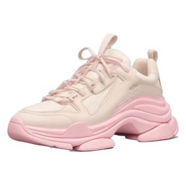 pastel pink belenciaga sneakers sticker