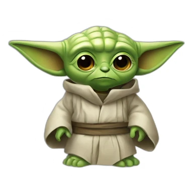 robot yoda merge sticker