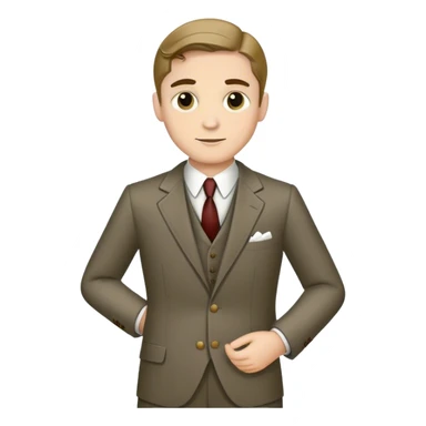 1920'S YEAR MAN  sticker