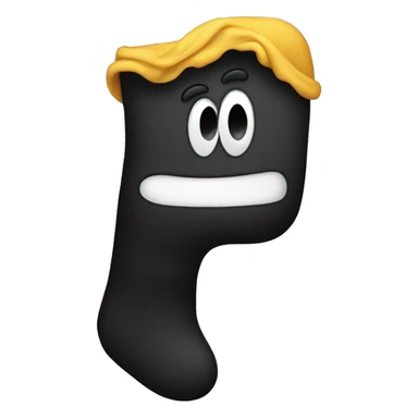 Stinky Black Sock  sticker