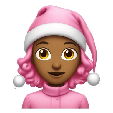 Pink Christmas  sticker