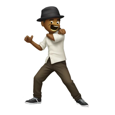 Haciendo el dab  sticker