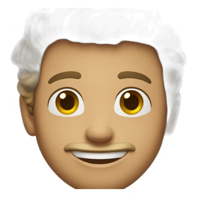 handsome man smiling sticker