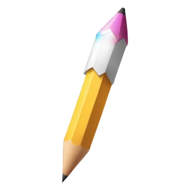 Licorne exam test pencil sticker