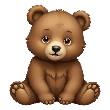 Bear cub sticker