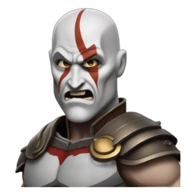 kratos mashup batman sticker