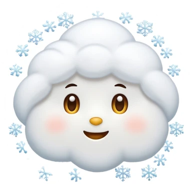 Snow fall sticker