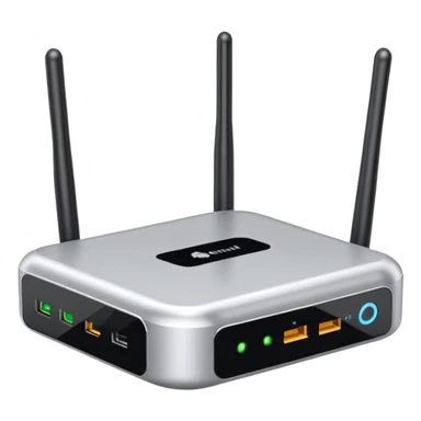 Mini modem router distrubitor sticker