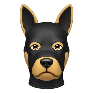 Neoprene K9 Hood Puppy mask sticker