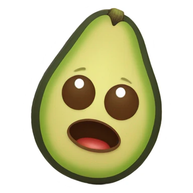 avocado takes pictures sticker