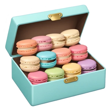 a box of single line of macaron



















 sticker