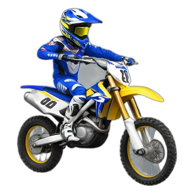 Moto cross yz sticker