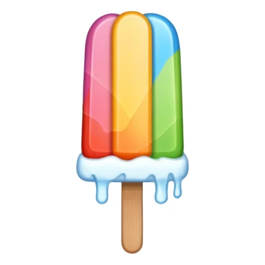 Popsicle: colorful sticker
