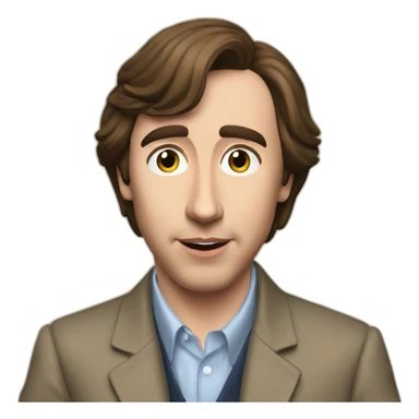 Young Alan partridge sticker