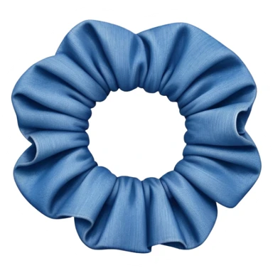 Denim scrunchie sticker
