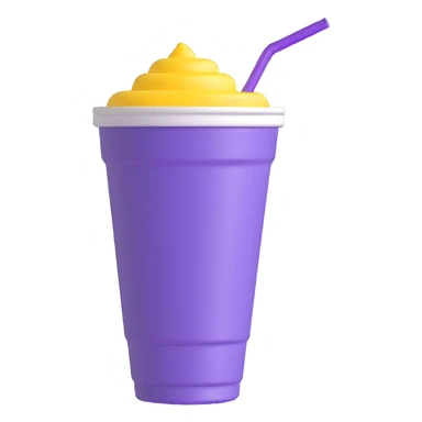 purple drink in styrofoam cup sticker