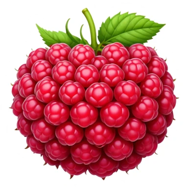 Raspberry sticker