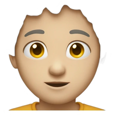 Someone looking from below to above sticker