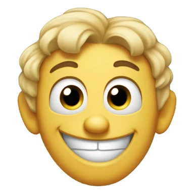 Cross eyed and derpy smile sticker