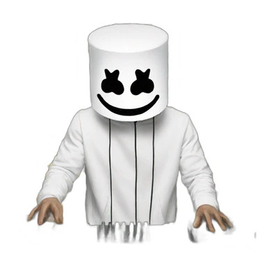 Marshmello DJ playing live sticker