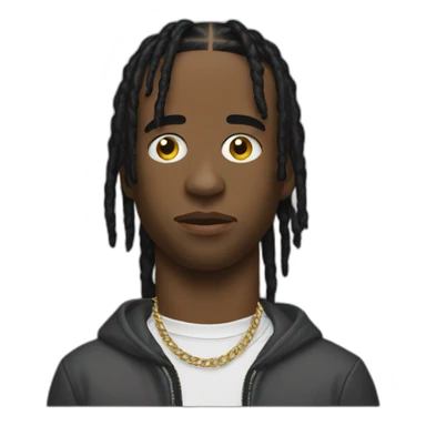 Travis Scott ému sticker