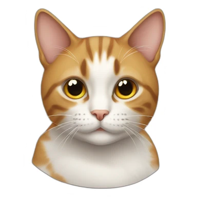 a cat pensative sticker