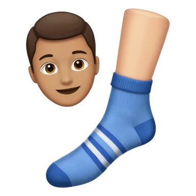 human slave watching a guy socks sticker