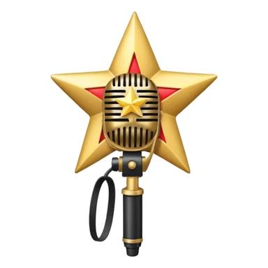 create-a-vibrant-and-dynamic-emoji-that-represents-pop-or-stage-vocal-performance.-the-design-should-feature-a-close-up-of-a-classic-stage-microphone-(retro-style)-with-a-lanyard,-set-against-a-star sticker