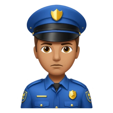 futuristic cop sticker