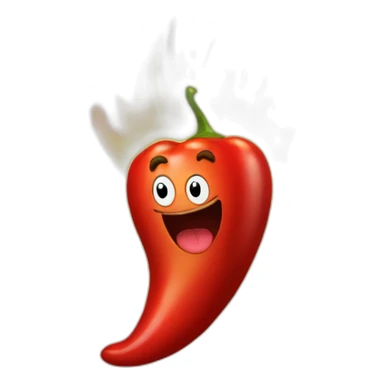 Red hot chili pepper sticker