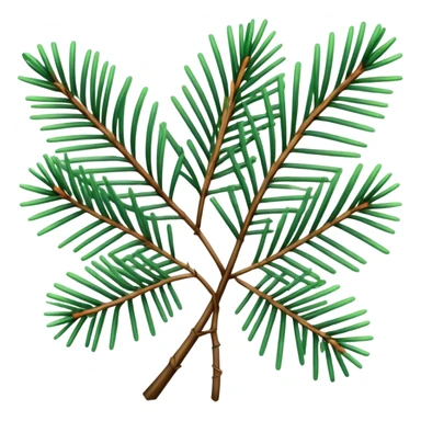 Pine needle  sticker