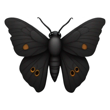 black moth sticker