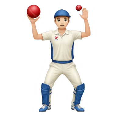cricket bowler sticker