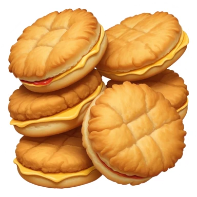 Buttermilk biscuits and chicken nuggets  sticker