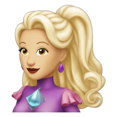 christina aguilera with a genie sticker