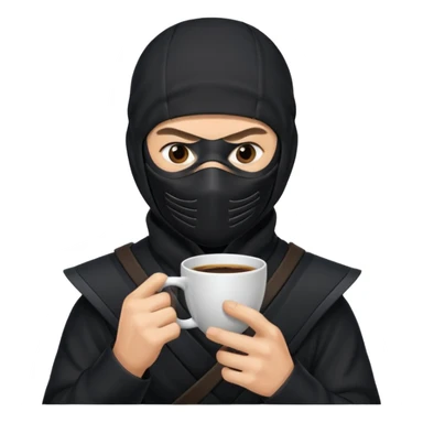 Do ninja mixed with a coffe sticker