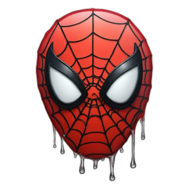 drippy spiderman sticker
