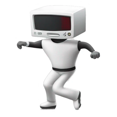 Ordinateur qui danse sticker