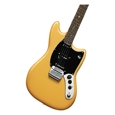 Fender Mustang guitar  sticker