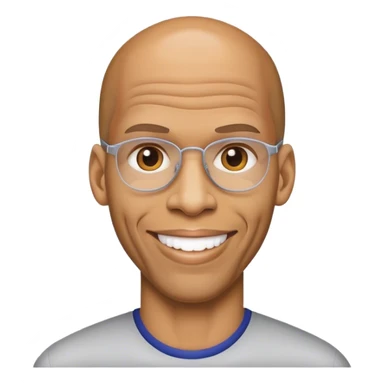 Kareem Abdul Jabar emoji head sticker