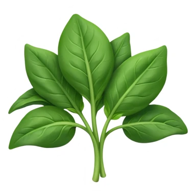 Spinach plant sticker