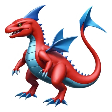 Scizor-Salamence-Garchomp-Pokémon-Digimon-Fakémon-creature sticker