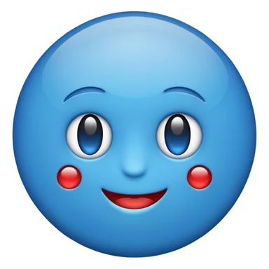 Make a emoji with blue tick sticker