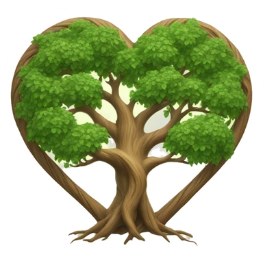 Tree of life heart sticker